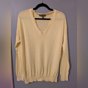 Tommy Bahama Yellow V Neck Sweater S/p